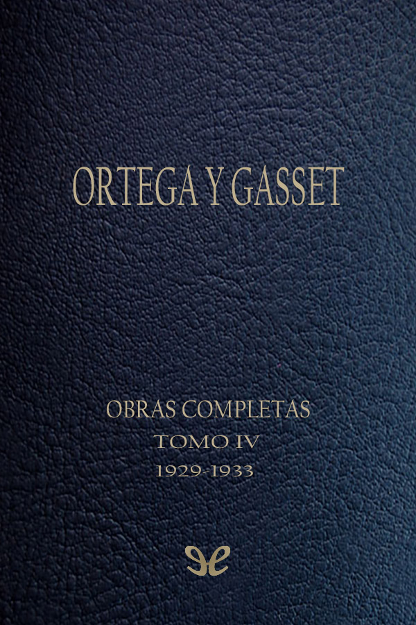 José Ortega y Gasset